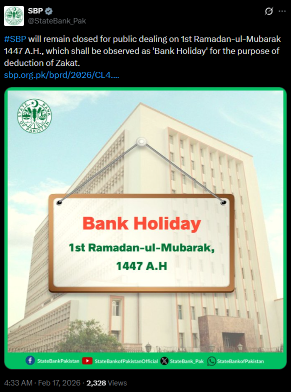 Banks closed
