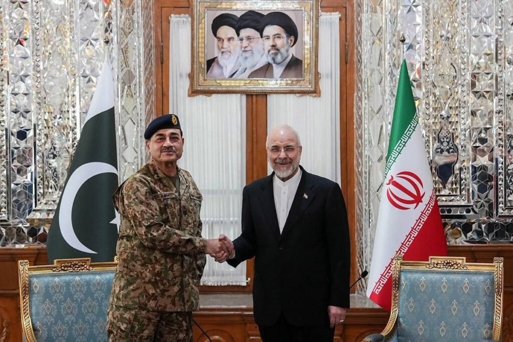 Asim Munir Iran meeting