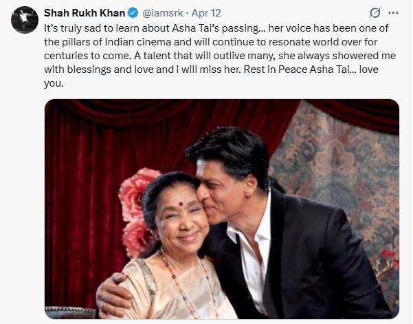 Asha Bhosle Death