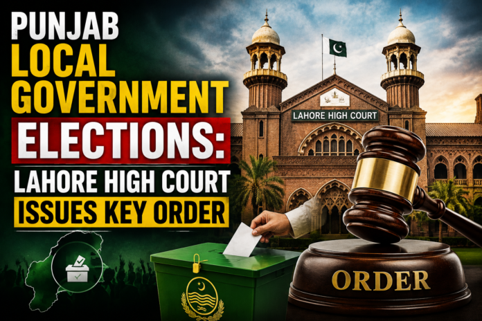 Punjab Local Government Elections