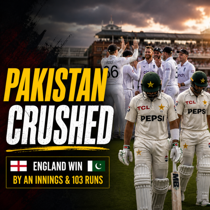 Pakistan Test defeat